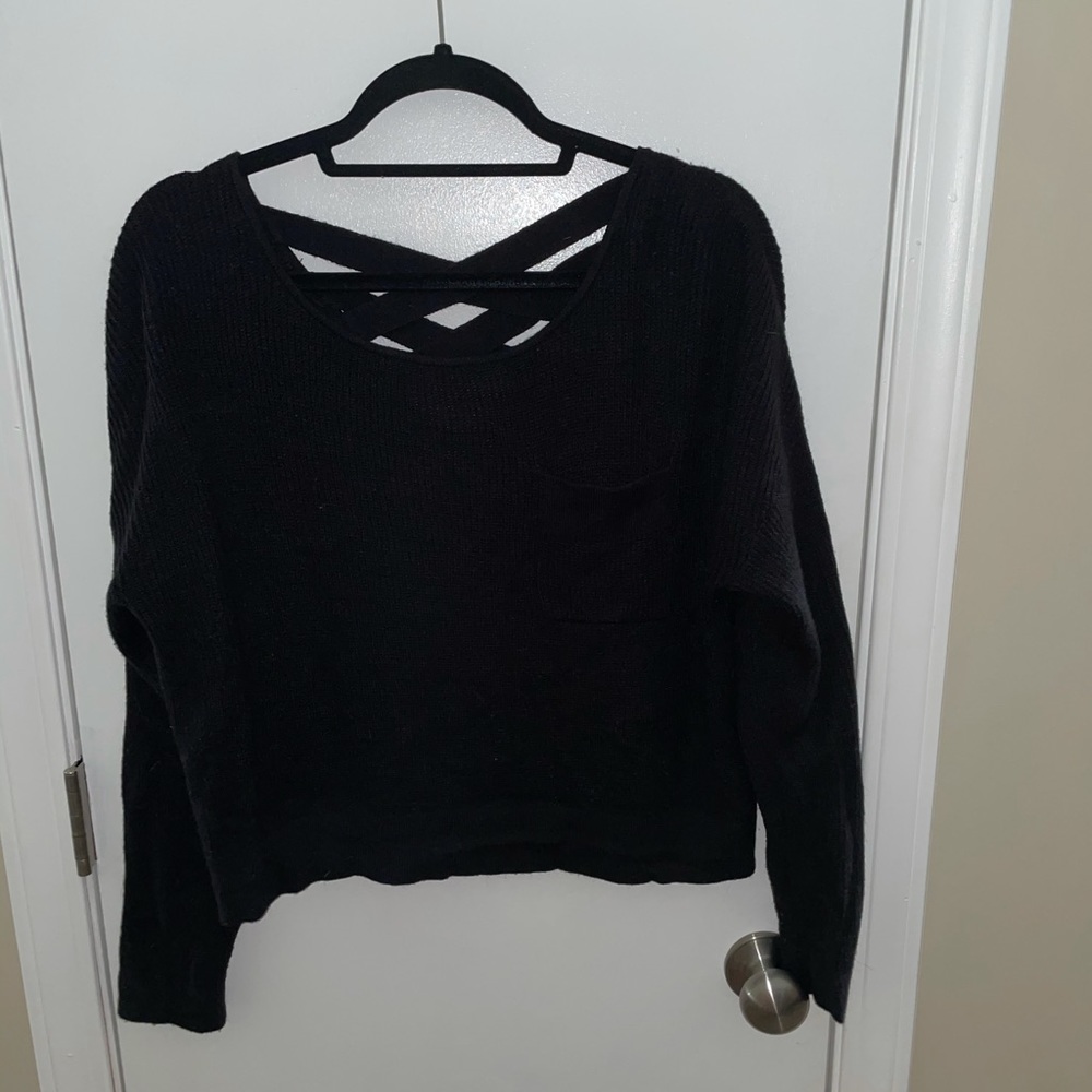 Stylish scoop neck sweater